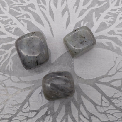 LABRADORITE SMALL POLISHED AND ROUGH STONES