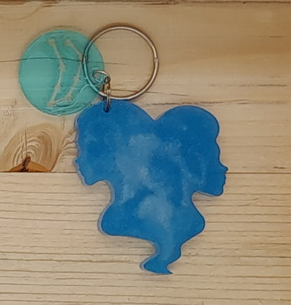 PORTES CLÉS " BLEUS " SIGNES ASTROLOGIQUES DU ZODIAQUE + CONSTELLATIONS - BIJOUX DE SAC FANTAISIES ORIGINAUX, UNIQUES & ARTISANAUX