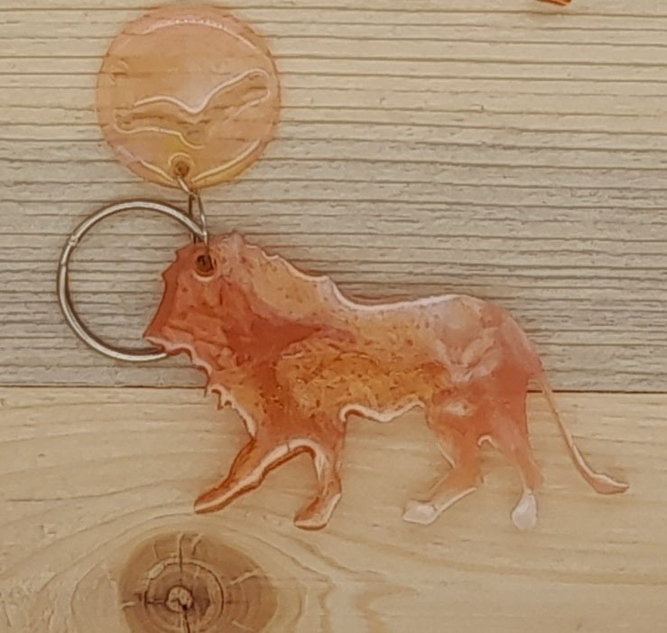 PORTES CLÉS " ROUGE ORANGÉ OR " SIGNES ASTROLOGIQUES + JETONS CONSTELLATIONS BIJOU DE SAC - ORIGINAL et ARTISANAL