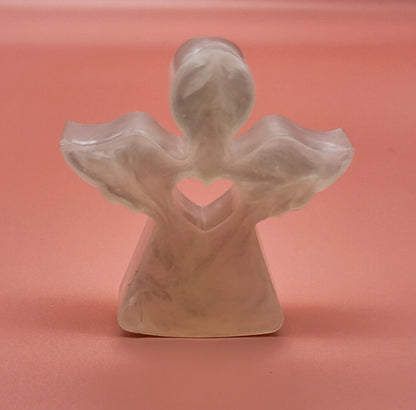 ANGE COEUR À BASCULE EN 3D EN RÉSINE - DIVERS COLORIS UNIQUES, ARTISANAUX & ORIGINAUX