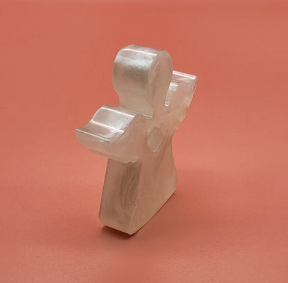 ANGE COEUR À BASCULE EN 3D EN RÉSINE - DIVERS COLORIS UNIQUES, ARTISANAUX & ORIGINAUX