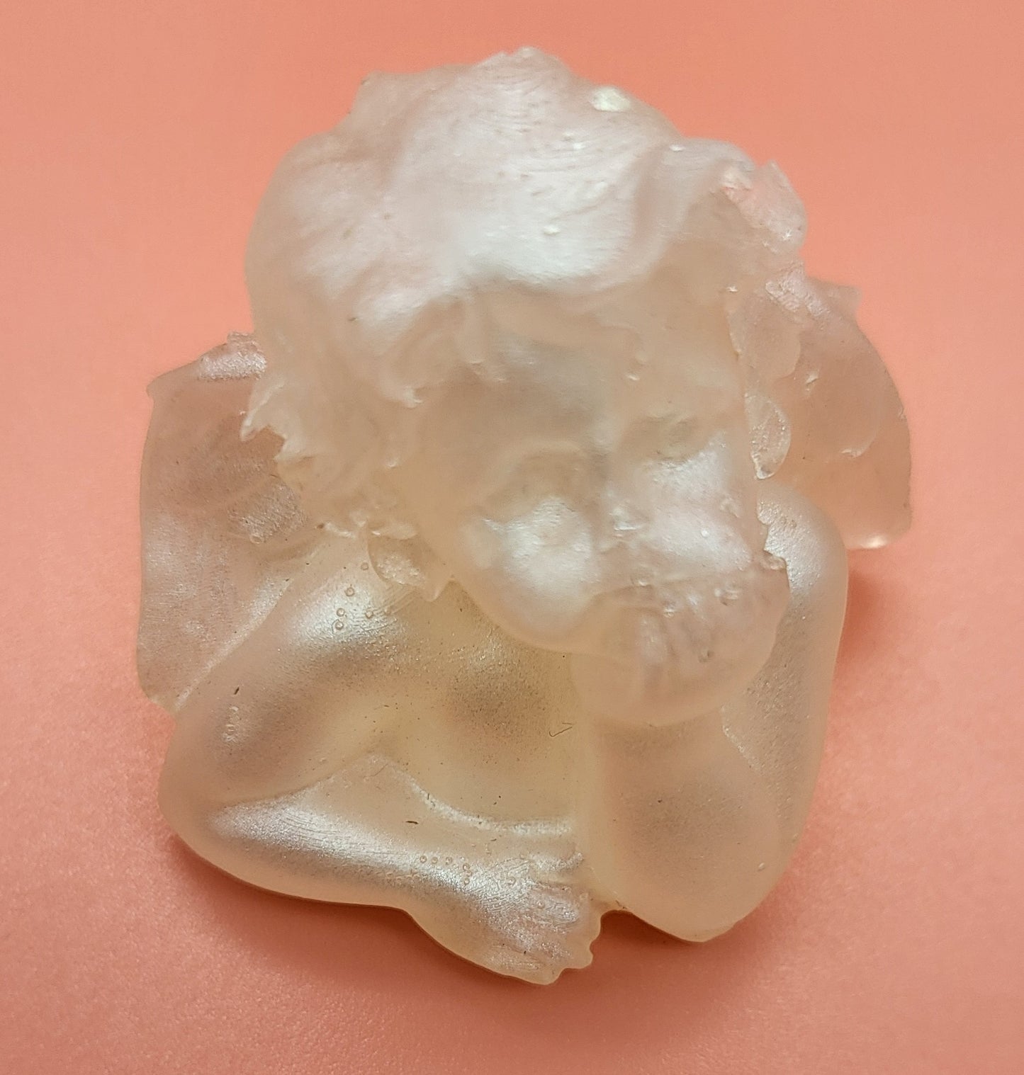 FIGURINE BISOUS D' ANGE GARDIEN + RELIEFS 3D EN RÉSINE - DIVERS COLORIS UNIQUES, ARTISANAUX & ORIGINAUX