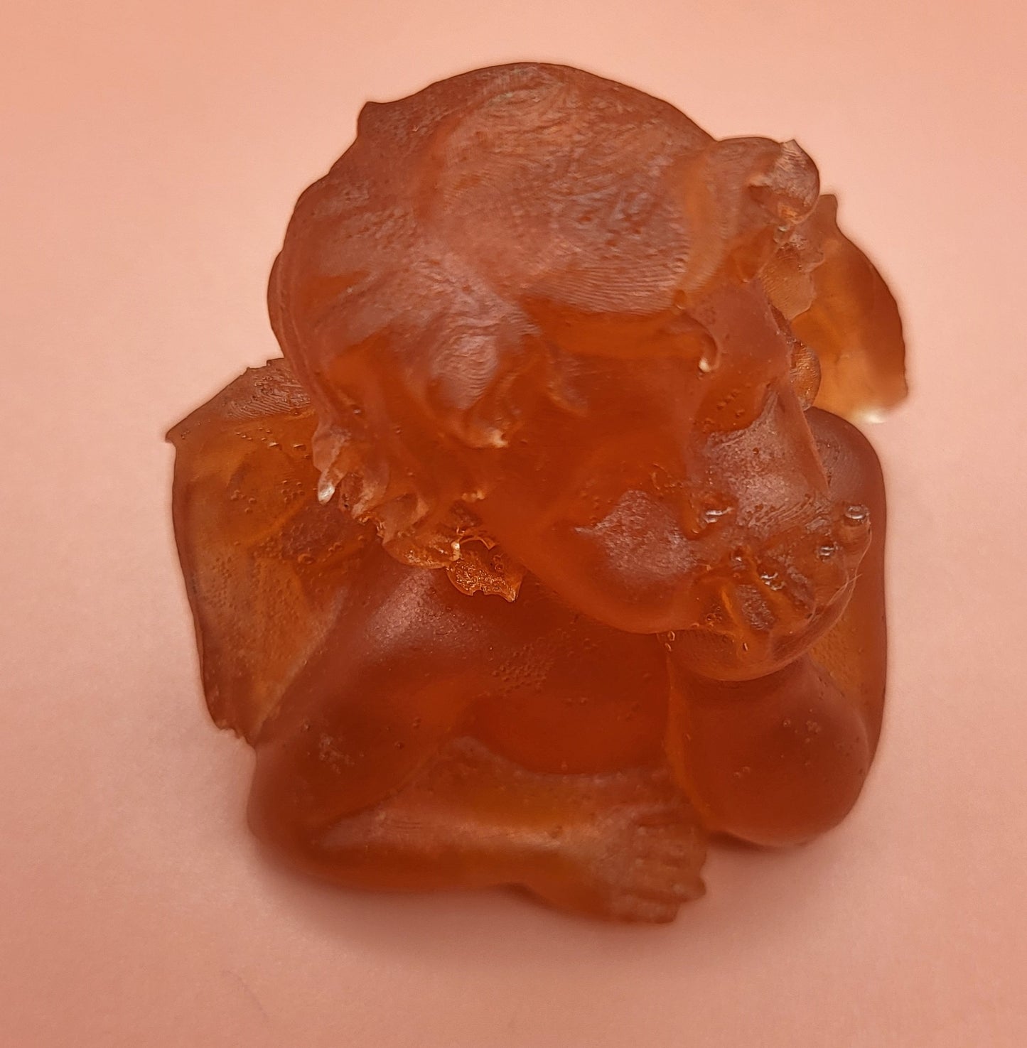 FIGURINE BISOUS D' ANGE GARDIEN + RELIEFS 3D EN RÉSINE - DIVERS COLORIS UNIQUES, ARTISANAUX & ORIGINAUX