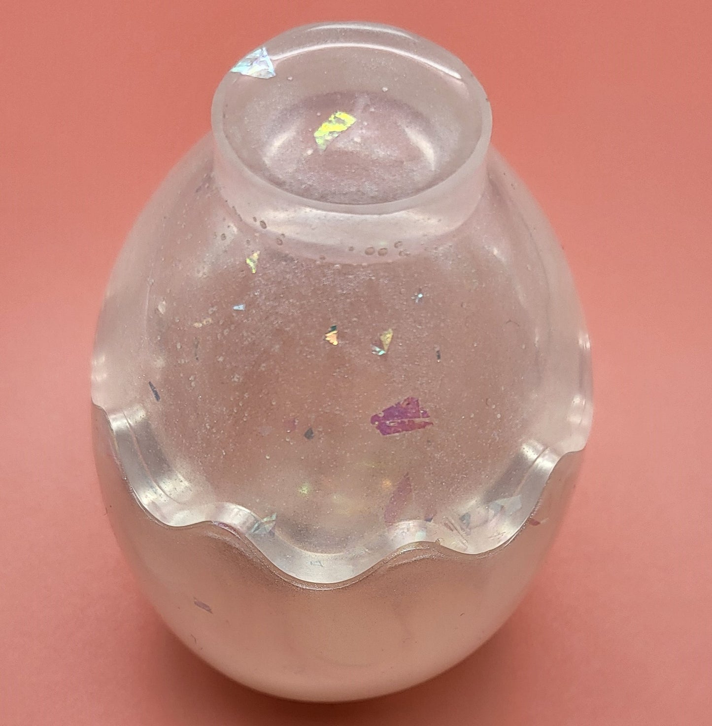 DÉCO BOITE 2 COQUILLES D'OEUF 3D POUR SAVONS, BOUGIES, BIJOUX, CACTUS…EN RÉSINE - DIVERS MODÈLES UNIQUES, ORIGINAUX & ARTISANAUX