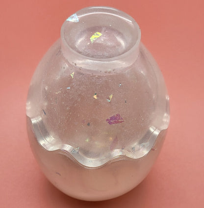 DÉCO BOITE 2 COQUILLES D'OEUF 3D POUR SAVONS, BOUGIES, BIJOUX, CACTUS…EN RÉSINE - DIVERS MODÈLES UNIQUES, ORIGINAUX & ARTISANAUX