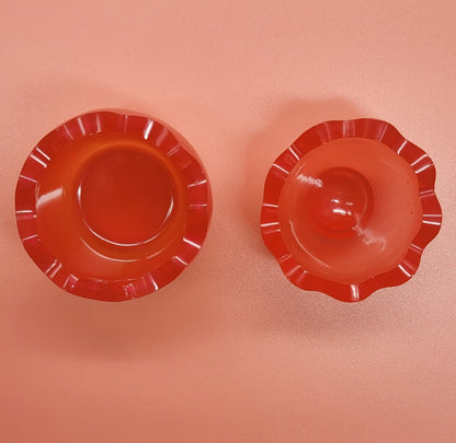 DÉCO BOITE 2 COQUILLES D'OEUF 3D POUR SAVONS, BOUGIES, BIJOUX, CACTUS…EN RÉSINE - DIVERS MODÈLES UNIQUES, ORIGINAUX & ARTISANAUX