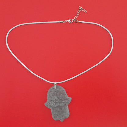 COLLIER + PENDENTIF MAIN DE FATMA - BIJOU FANTAISIE UNIQUE, ORIGINAL & ARTISANAL