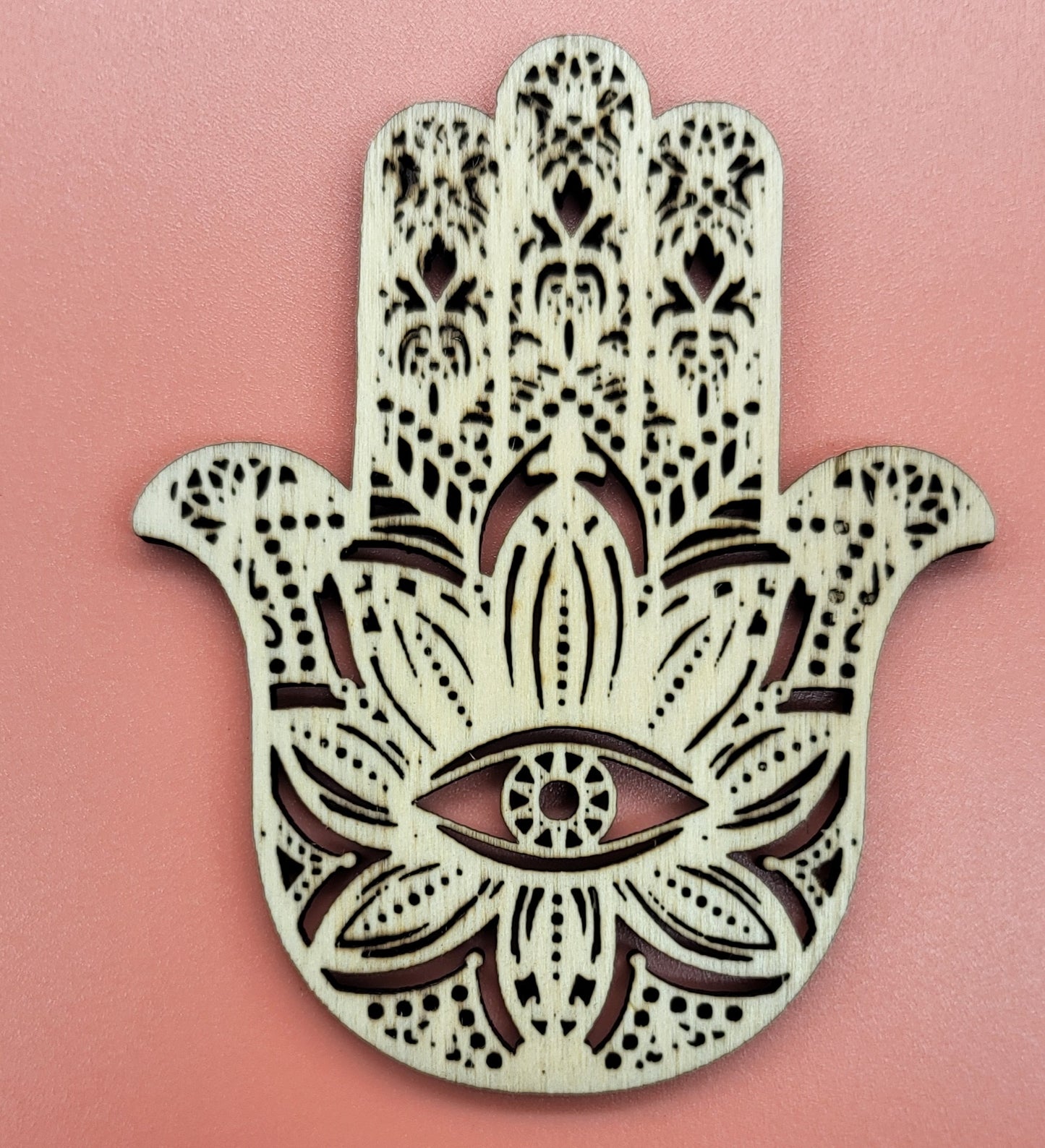 MAINS DE FATMA EN DESSOUS DE VERRES EN BOIS + STATIONS DE RECHARGE DE PIERRES - ARTISANAUX, UNIQUES & ORIGINAUX