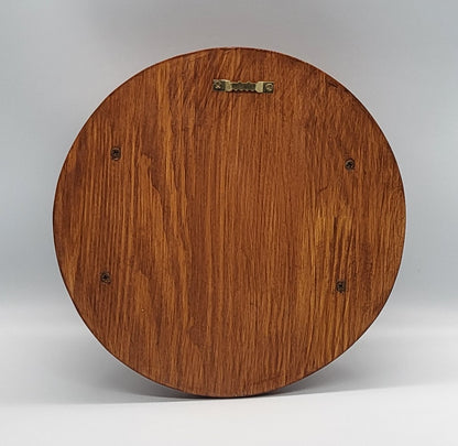 ÉTAGÈRE MURALE RONDE + 2 TABLETTES EN BOIS DE PIN - DIVERS COLORIS