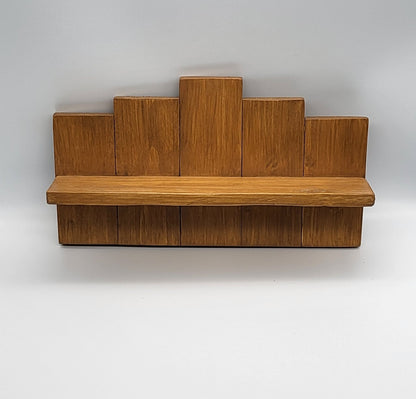 ÉTAGÈRE DÉCALÉE UNIQUE EN BOIS DE PALETTE + 1 TABLETTE - MODÈLE ÉCOLO & ORIGINAL