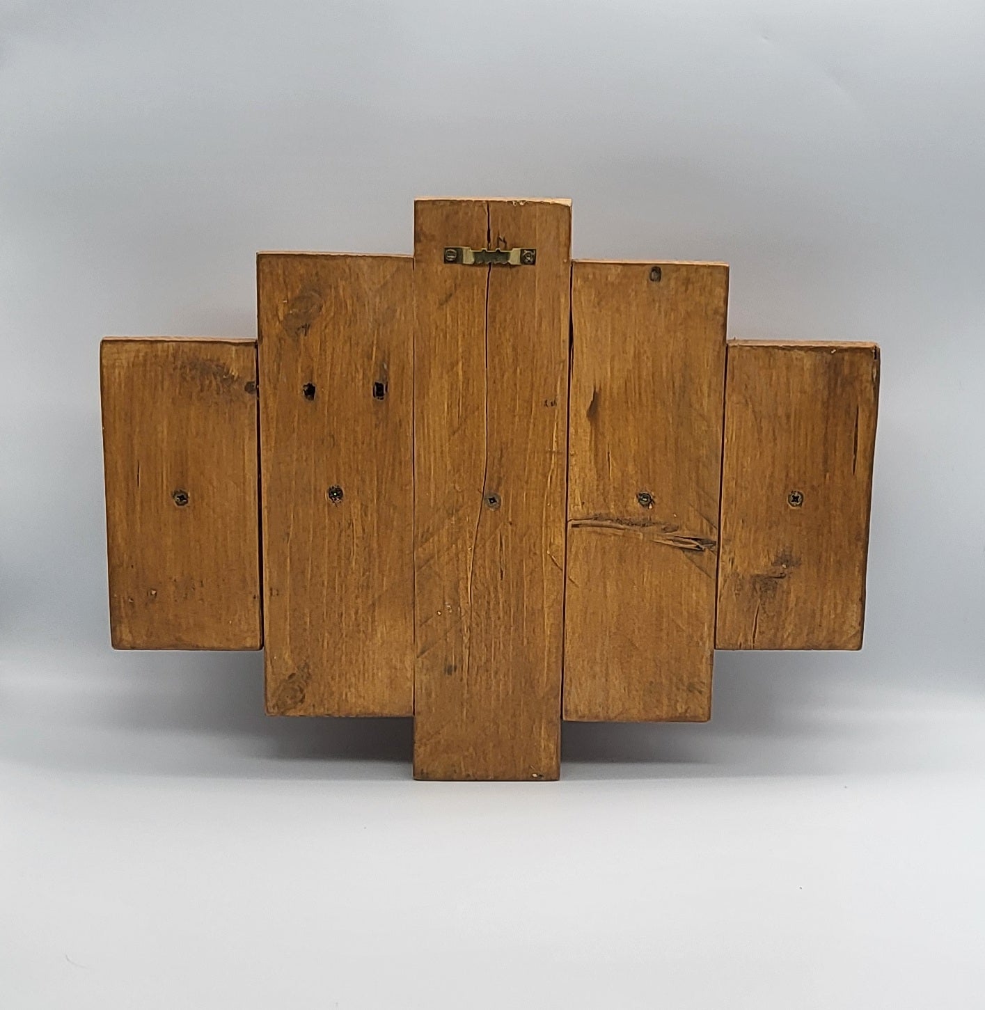 ÉTAGÈRE DÉCALÉE UNIQUE EN BOIS DE PALETTE + 1 TABLETTE - MODÈLE ÉCOLO & ORIGINAL