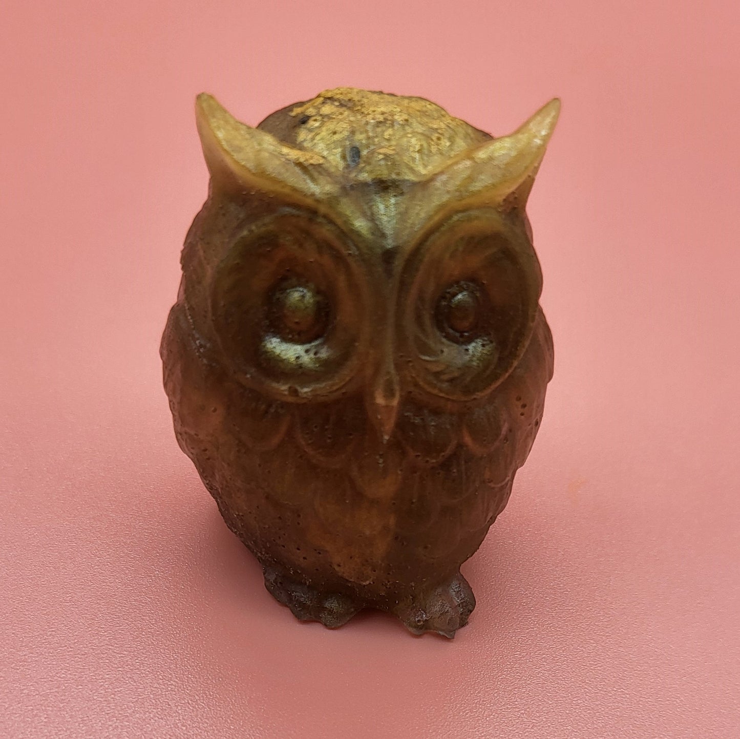 DÉCORATION HIBOU 3D RELIEFS EN RÉSINE - DIVERS COLORIS UNIQUES, ARTISANAUX & ORIGINAUX