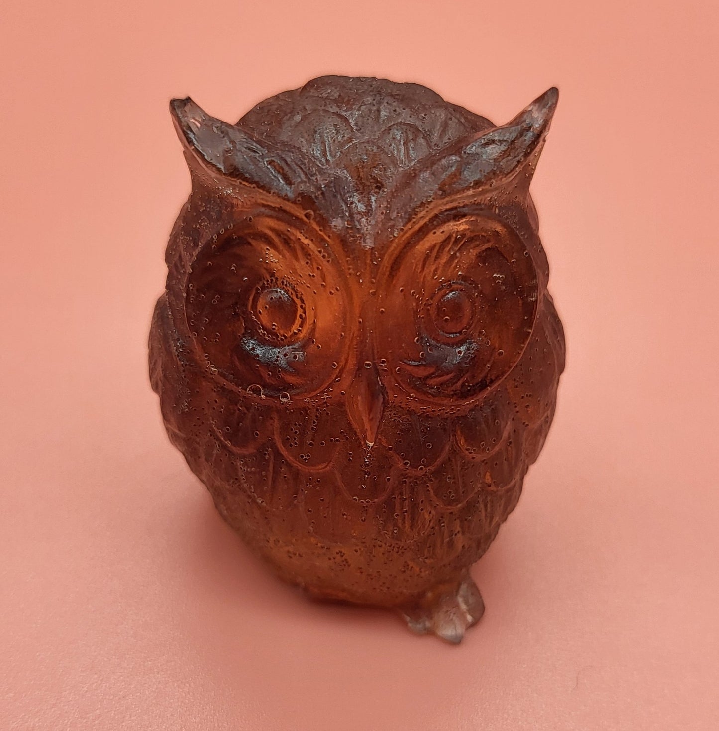 DÉCORATION HIBOU 3D RELIEFS EN RÉSINE - DIVERS COLORIS UNIQUES, ARTISANAUX & ORIGINAUX