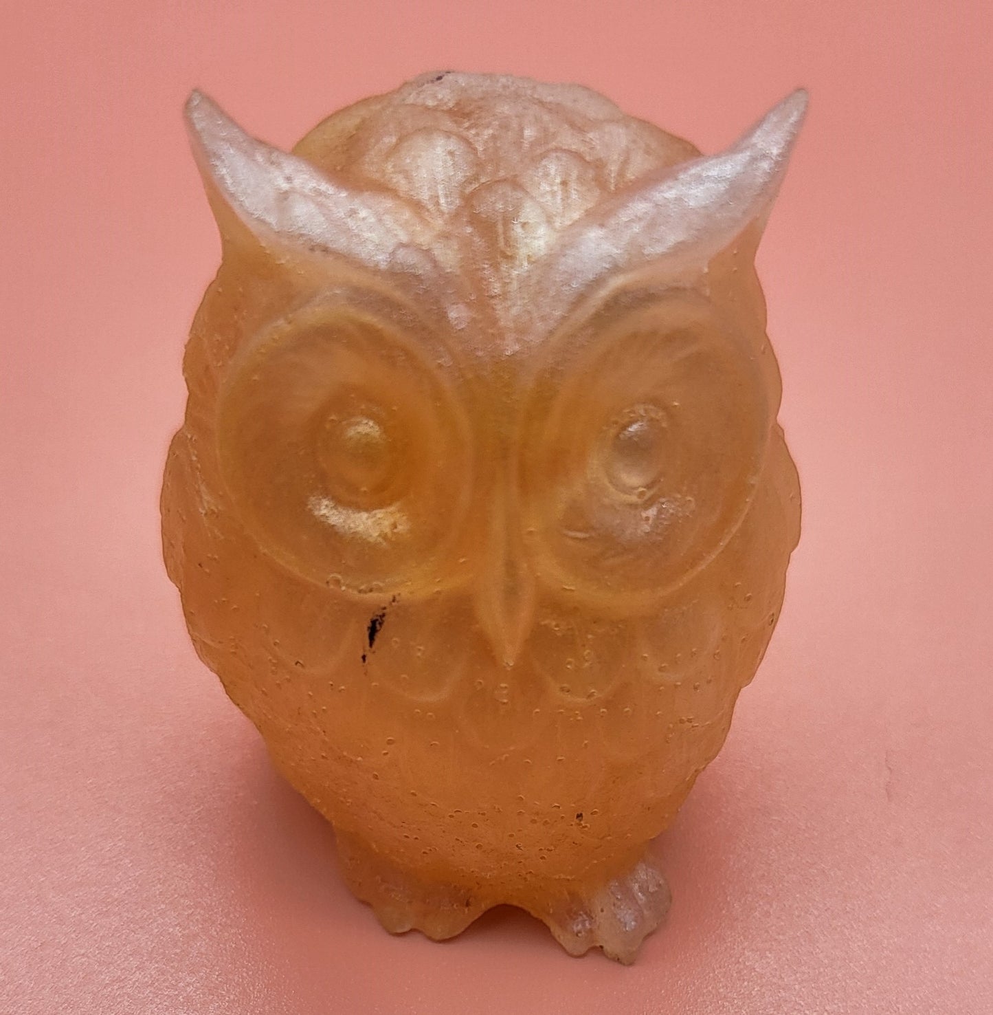 DÉCORATION HIBOU 3D RELIEFS EN RÉSINE - DIVERS COLORIS UNIQUES, ARTISANAUX & ORIGINAUX