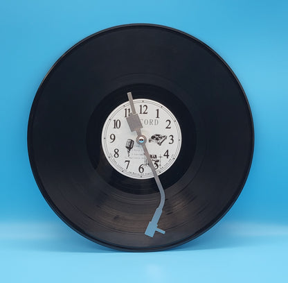 HORLOGE MURALE RONDE " DISQUE VINYLE 33 TOURS " - DESIGN ORIGINAL