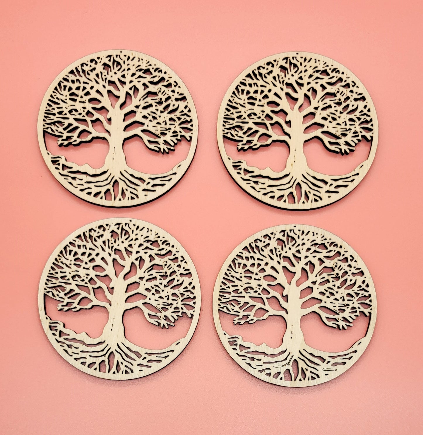 ARBRES DE VIE EN DESSOUS DE VERRES + STATIONS DE RECHARGE DE PIERRES - ARTISANAUX, UNIQUES & ORIGINAUX