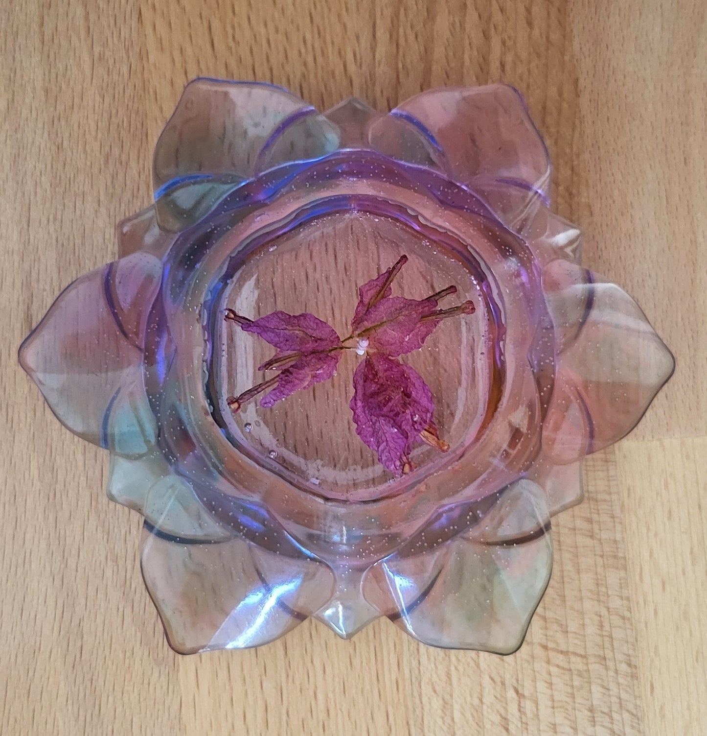 SUPPORTS À ENCENS ET BOUGIES " FLEURS DE LOTUS ZEN " 3D - COLLECTION " ESPRIT NATURE "  – DÉCORATIONS ARTISANALES, UNIQUES & ORIGINALES AU CHOIX