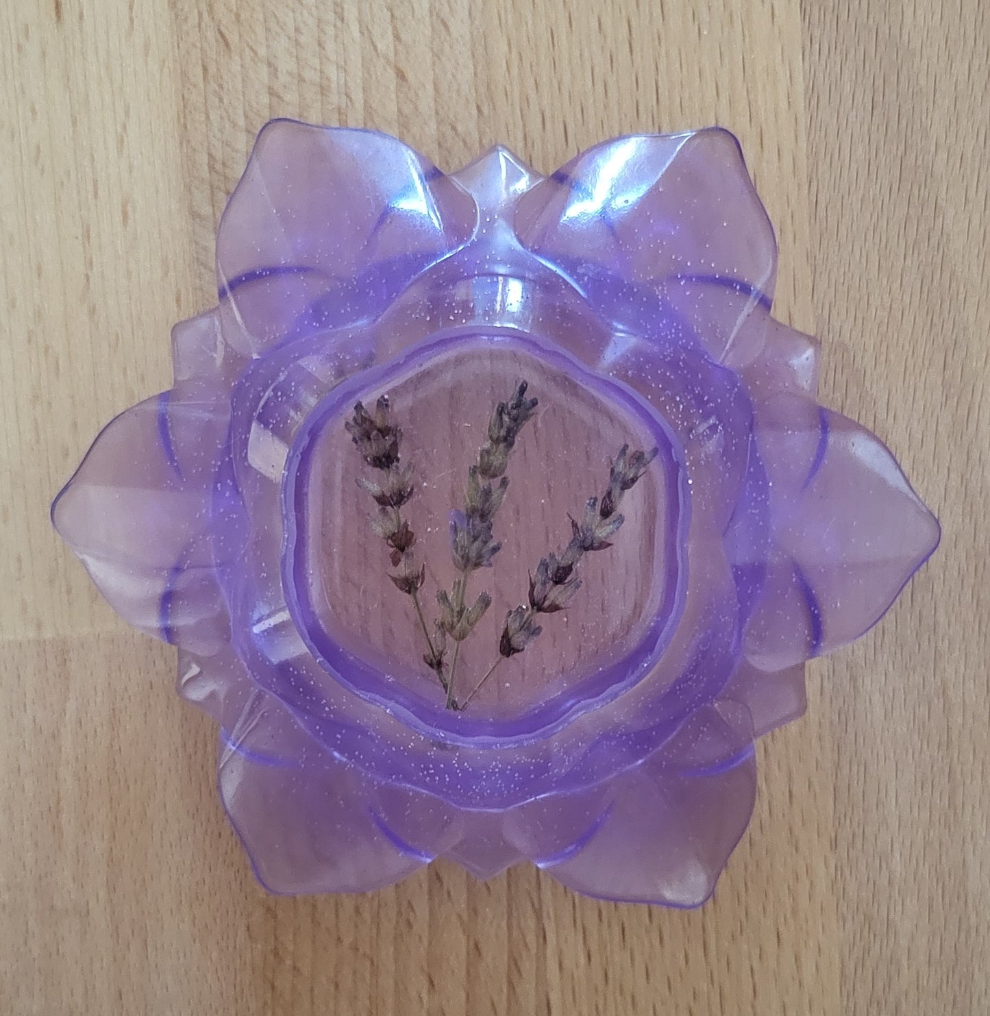 SUPPORTS À ENCENS ET BOUGIES " FLEURS DE LOTUS ZEN " 3D - COLLECTION " ESPRIT NATURE "  – DÉCORATIONS ARTISANALES, UNIQUES & ORIGINALES AU CHOIX