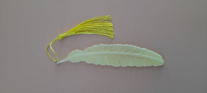 MARQUES PAGES GRANDE PLUME + POMPON - DIVERS MODÈLES + COLORIS UNIQUES, ARTISANAUX & ORIGINAUX