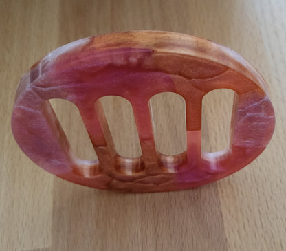 SUPPORTS À SAVONS FORME " PAILLASSE " RONDE " 2 en 1 " Collection « MIKA ! » - UNIQUES, ORIGINAUX & ARTISANAUX