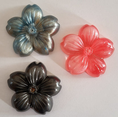 SUPPORTS À ENCENS " FLEURS de SAKURA " EN 2D - DÉCORATIONS ARTISANALES, UNIQUES & ORIGINALES AU CHOIX