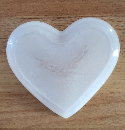 DÉCO COEUR 3D VIDE-POCHES & SUPPORT SAVONS EN RÉSINE - DIVERS MODÈLES UNIQUES, ORIGINAUX & ARTISANAUX