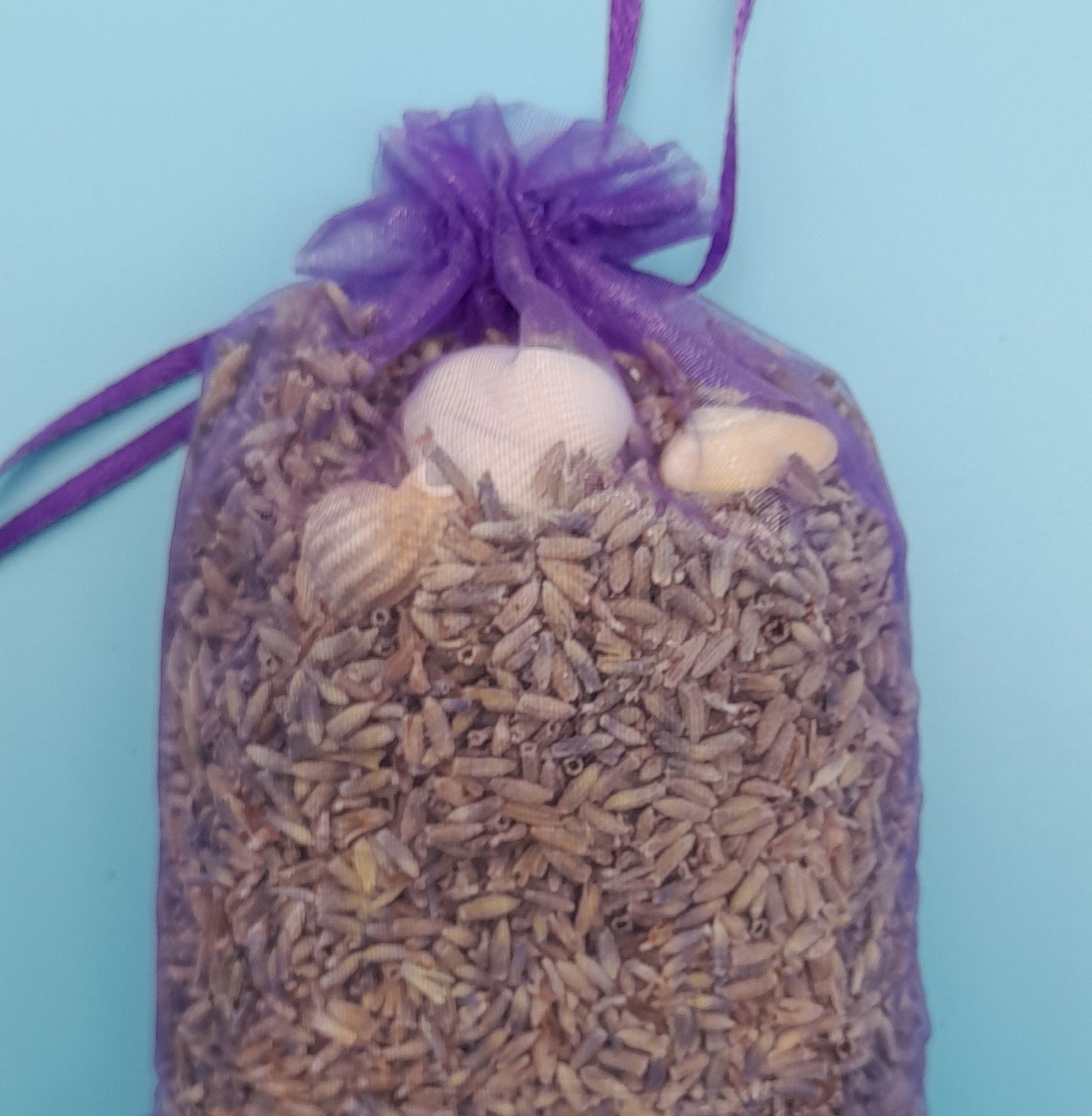 LAVANDE DE PROVENCE + GRAND SAC ORGANZA VIOLET – DÉCORATION ARTISANALE & LOCALE