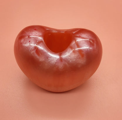 GRANDS CŒURS EN BOUGEOIRS, SUPPORTS À BOUGIES 3D RELIEFS EN RÉSINE AU CHOIX - DÉCORATIONS UNIQUES, ARTISANALES & ORIGINALES