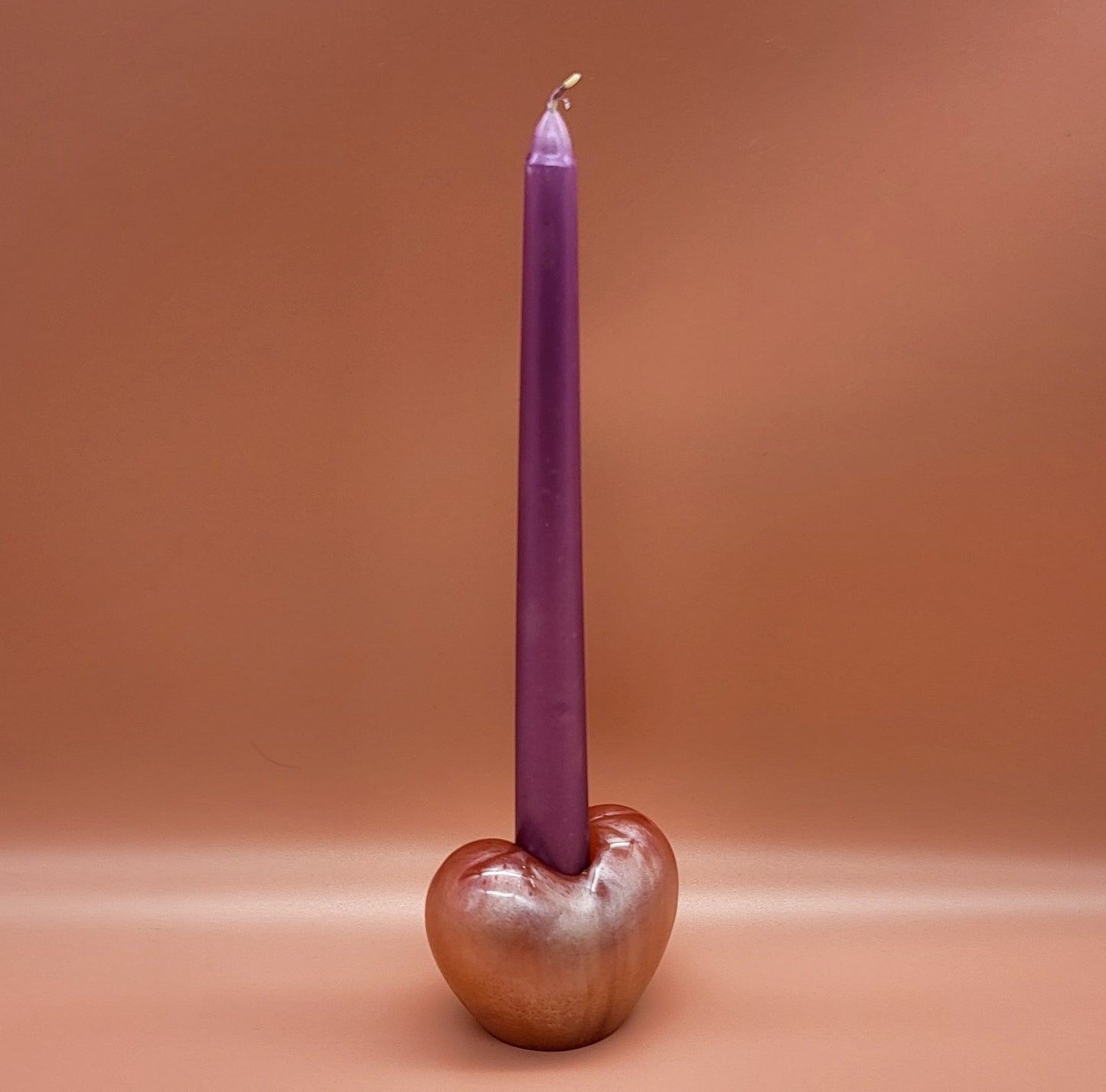 GRANDS CŒURS EN BOUGEOIRS, SUPPORTS À BOUGIES 3D RELIEFS EN RÉSINE AU CHOIX - DÉCORATIONS UNIQUES, ARTISANALES & ORIGINALES