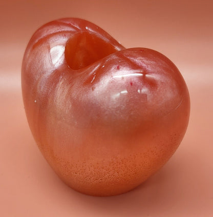 GRANDS CŒURS EN BOUGEOIRS, SUPPORTS À BOUGIES 3D RELIEFS EN RÉSINE AU CHOIX - DÉCORATIONS UNIQUES, ARTISANALES & ORIGINALES