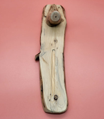 SUPPORT A ENCENS EN BOIS DE CADE - UNIQUE, ORIGINAL & ARTISANAL