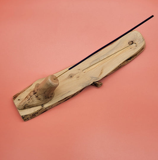 SUPPORT A ENCENS EN BOIS DE CADE - UNIQUE, ORIGINAL & ARTISANAL